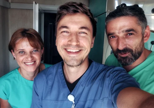 Dr. Mihail Pautov, pe vremea când lucra și în spital / foto: arhiva personală