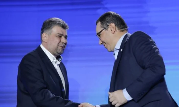 Marcel Ciolacu şi Victor Ponta FOTO Inquam Photos / George Călin