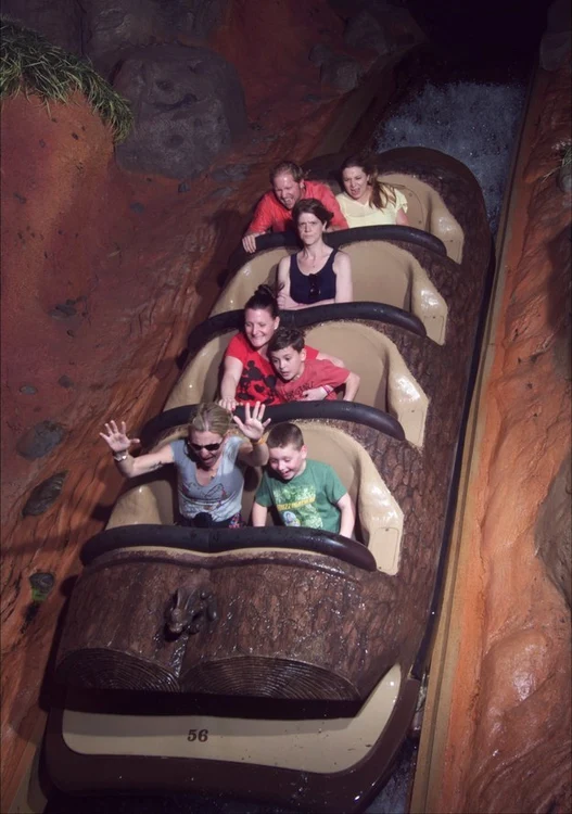 Jordan a pozat foarte supărată la Splash Mountain, după ce soțul a refuzat să meargă cu ea