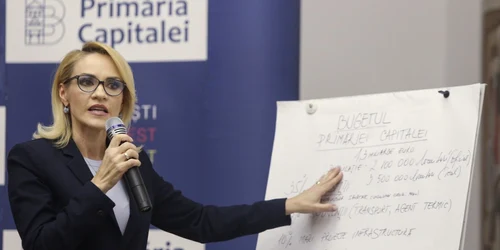 Declaraţii Gabriela Firea / FOTO Inquam Photos / George Călin / 12 nov 2018