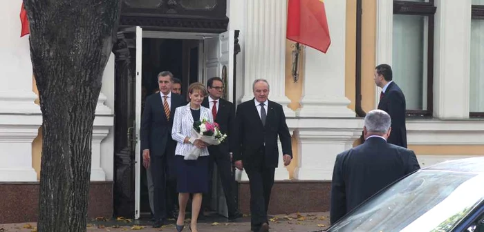 Familia Regală a avut o întrevedere cu preşedintele Republicii Moldova, Nicolae Timofti FOTO Tudor Iovu
