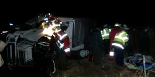 Șoferul turc a murit în urma accidentului