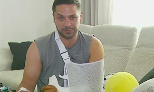 A fost operat după teribilul accident jpeg