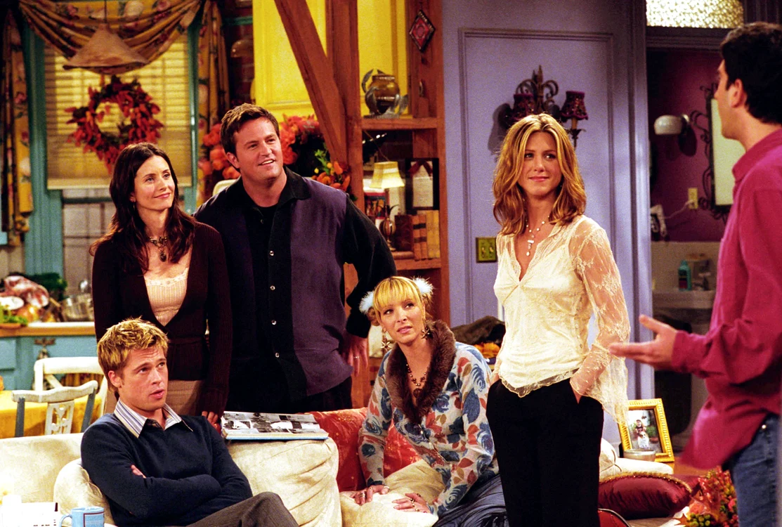 Brad Pitt si Jennifer Aniston in Friends