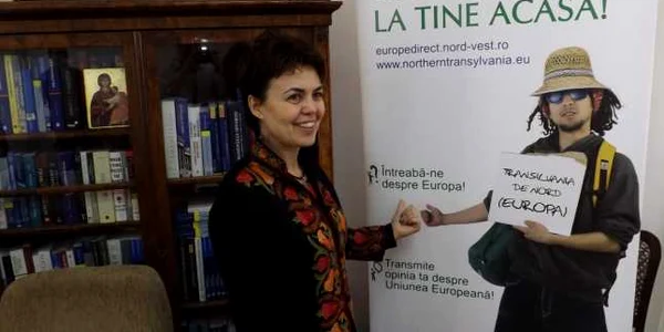 angela criste sefa reprezentantei comisiei europene in romania. foto remus florescu 