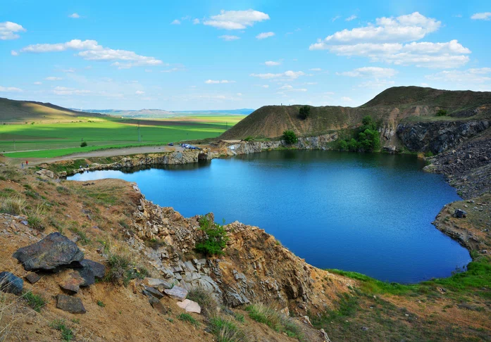 Iacobdeal, lacul de smarald din Dobrogea FOTO Shutterstock