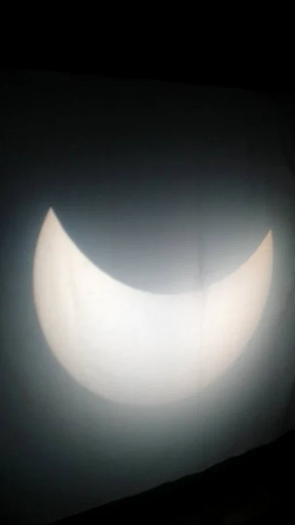 Eclipsa de Soare la Timişoara FOTO Ştefan BOTH