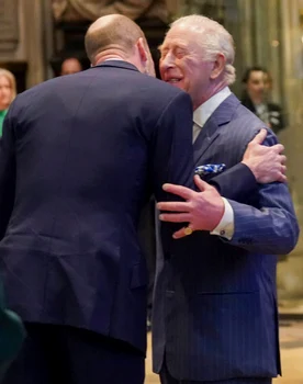 Regele Charles și Prințul William 