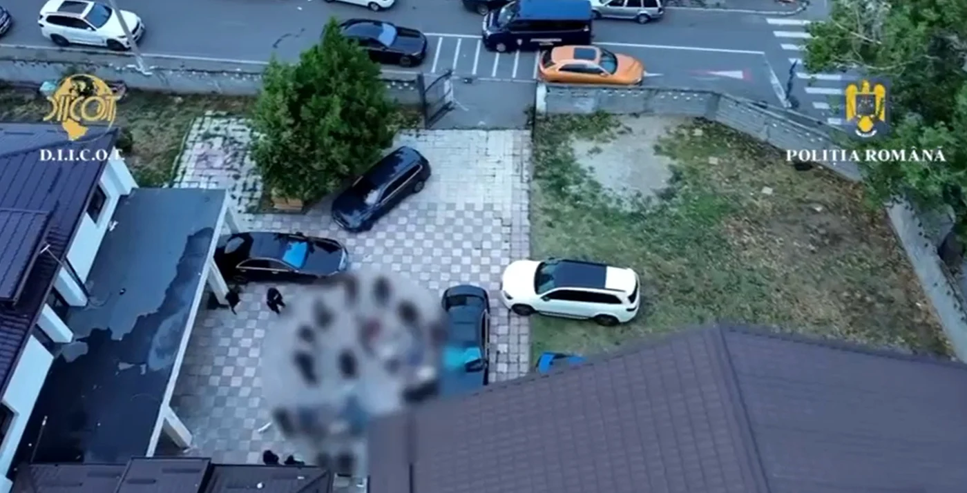 Percheziții la clanurile Pian și Purcel Foto: Captură video