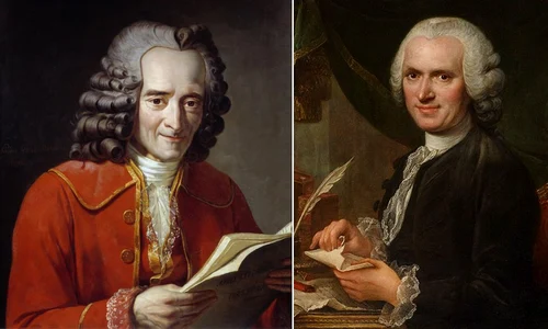 Voltaire contra Rousseau: De ce au ajuns dușmani neîmpăcați?  jpeg