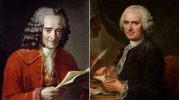 Voltaire contra Rousseau: De ce au ajuns dușmani neîmpăcați?  jpeg