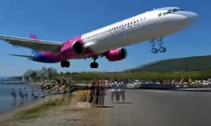 Aterizare in Skiatos FOTO Captura video