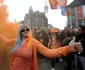 Aproape un milion de turişti au mers la Amsterdam pentru a participa la ceremonie. FOTO