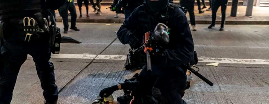 Proteste la Hong Kong şi ciocniri cu poliţia FOTO Guliver / Getty Images