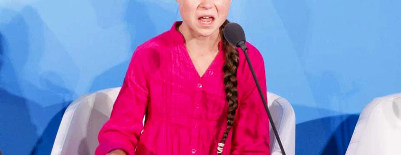 Greta Thunberg a fost luata peste picior de Donald Trump FOTO EPA-EFE
