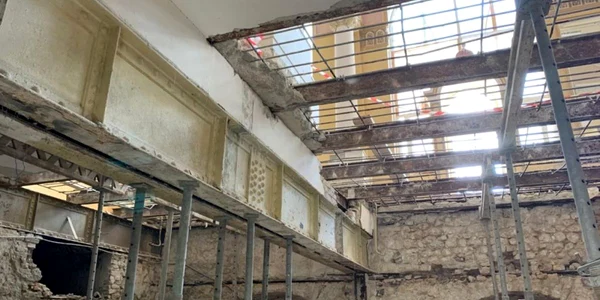 Lucrari la Cazinoul din Constanta FOTO Primaria Constanta