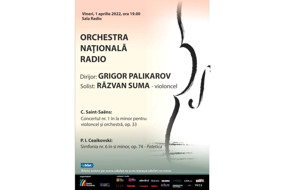 Violoncelistul Răzvan Suma cîntă Saint Saëns la Sala Radio jpeg