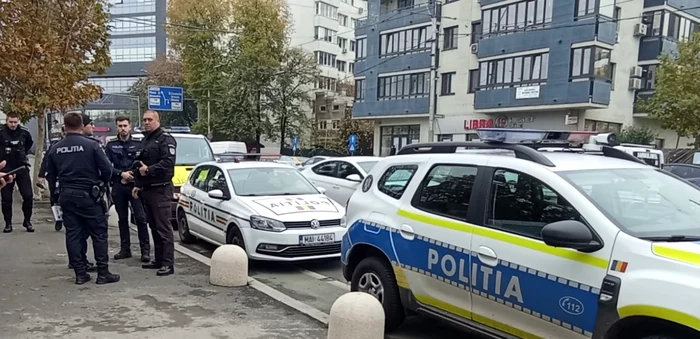 Poliția a stat de pază la Cimitirul Evanghelic Lutheran foto: Click!