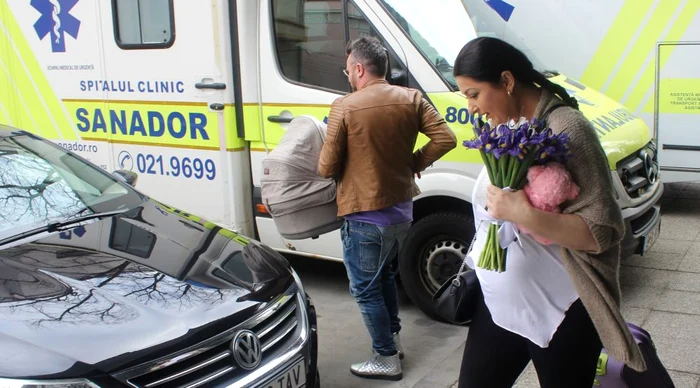 Gabriela Cristea abia aştepta să plece acasă cu fetiţa 