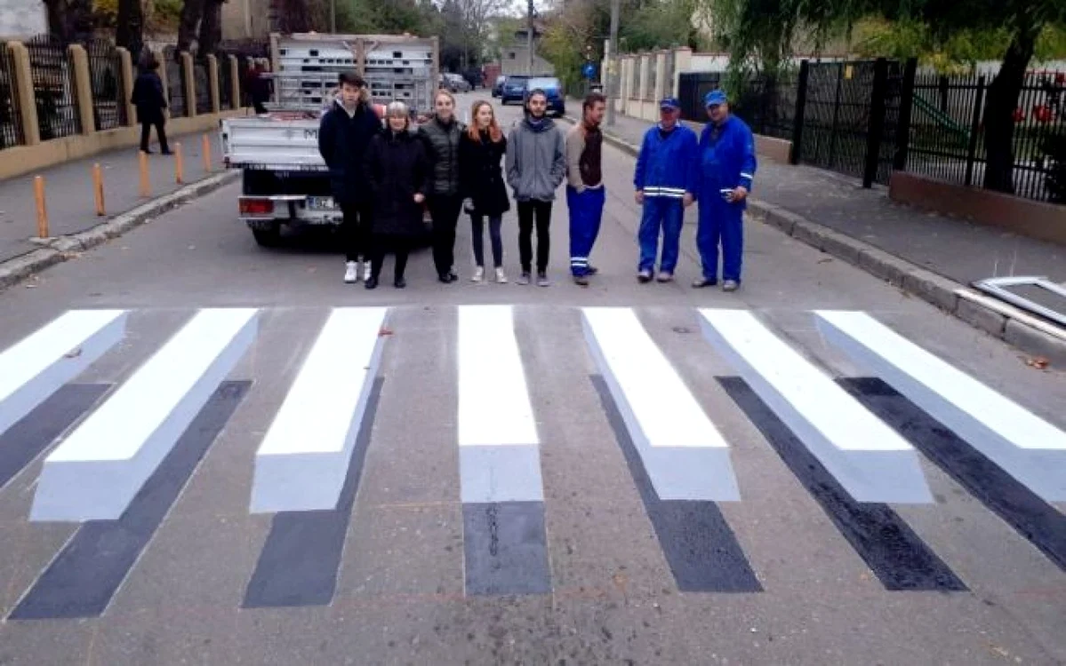 trecere de pietoni 3d 