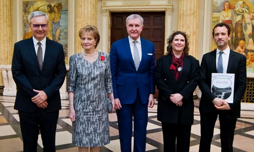 Majestatea Sa Margareta și Principele Radu la Centenarul Institutului Francez   Daniel Angelescu, Casa Majestății Sale (1) jpeg