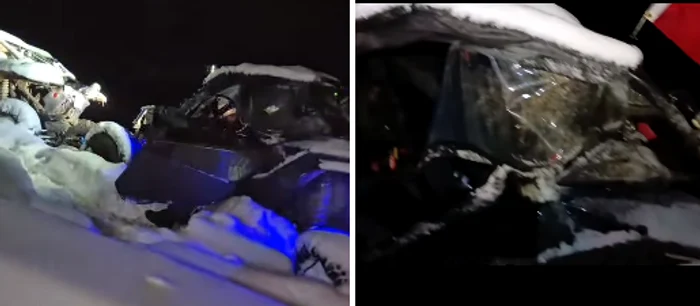 Turiștii au fost salvați. FOTO Captură video Facebook Remus Popescu