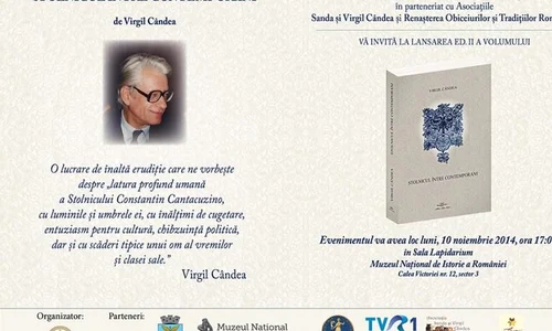 Lansarea lucrării Stolnicul între contemporani, autor Acad  Virgil Cândea jpeg