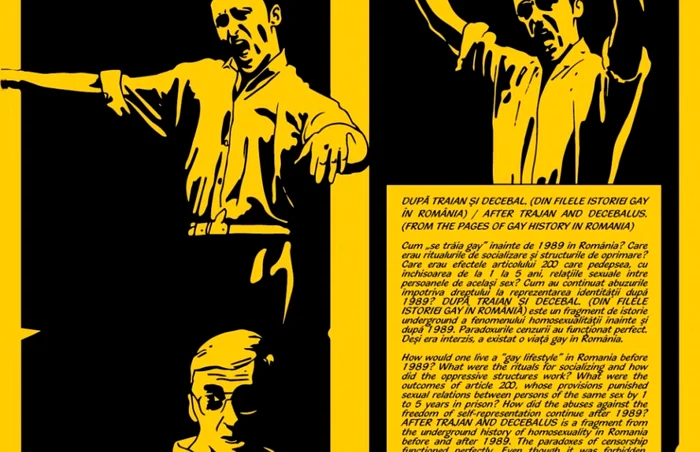 Spectacolul „După Traian şi Decebal. (Din filele istorie gay în România” dezbate o problema care nu apare în carţile de istorie