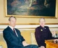 Regele Mihai și Regina Margrethe a II-a în 2002, la Palatul Amalienborg. FOTO: Casa Majestății Sale