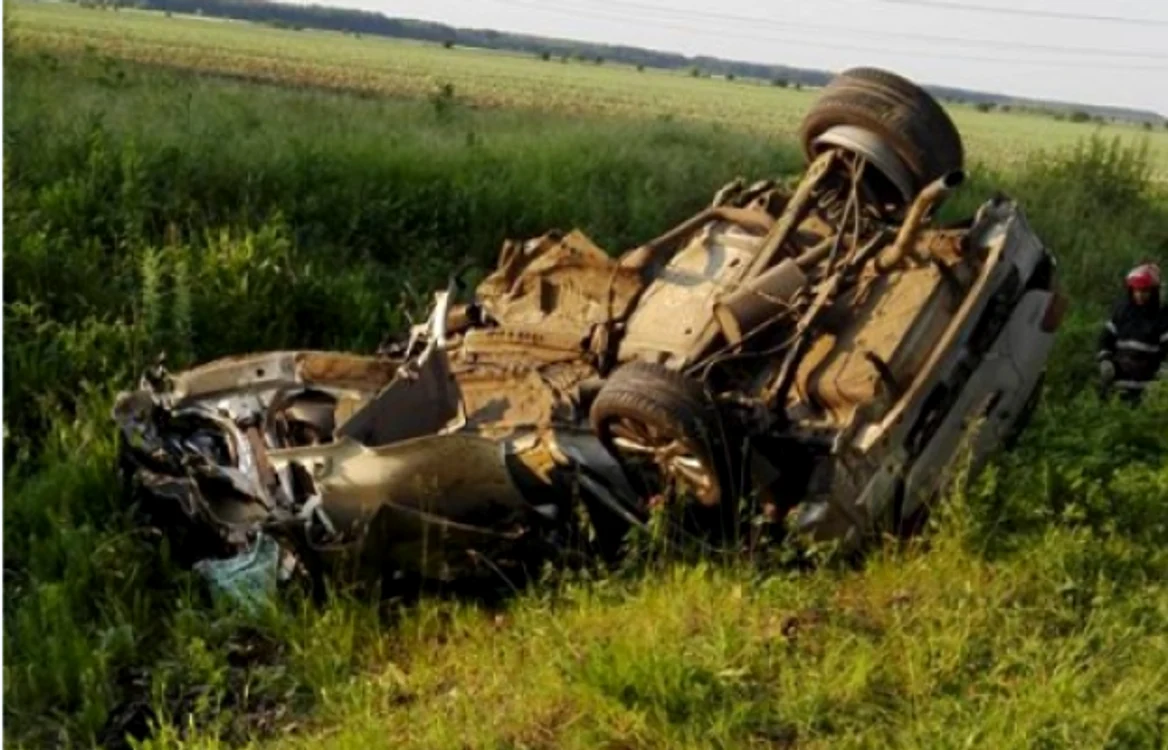 În urma impactului, Opelul condus de Condrea a ajuns un morman de fierRomânia TV