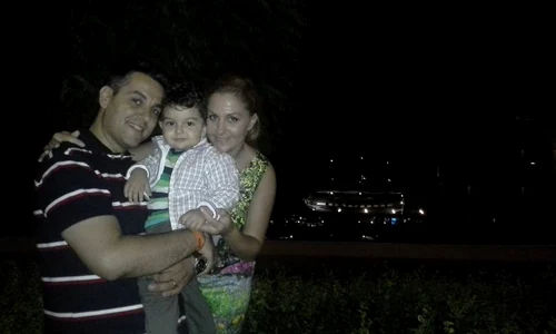 Cristi Brancu şi Oana Turcu şi au aniversat fiul la Nisipurile de Aur (arhiva personală) jpeg