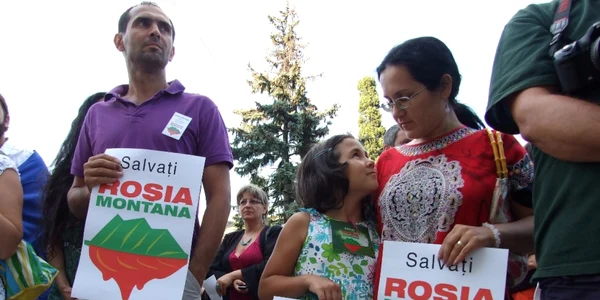 Protest Roşia Montană la Constanţa