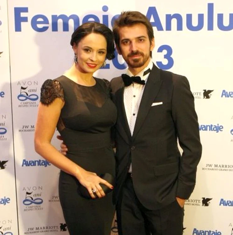 
    Andreea Marin şi Tuncay Ozturk la «Femeia Anului» (Foto: Avantaje)  