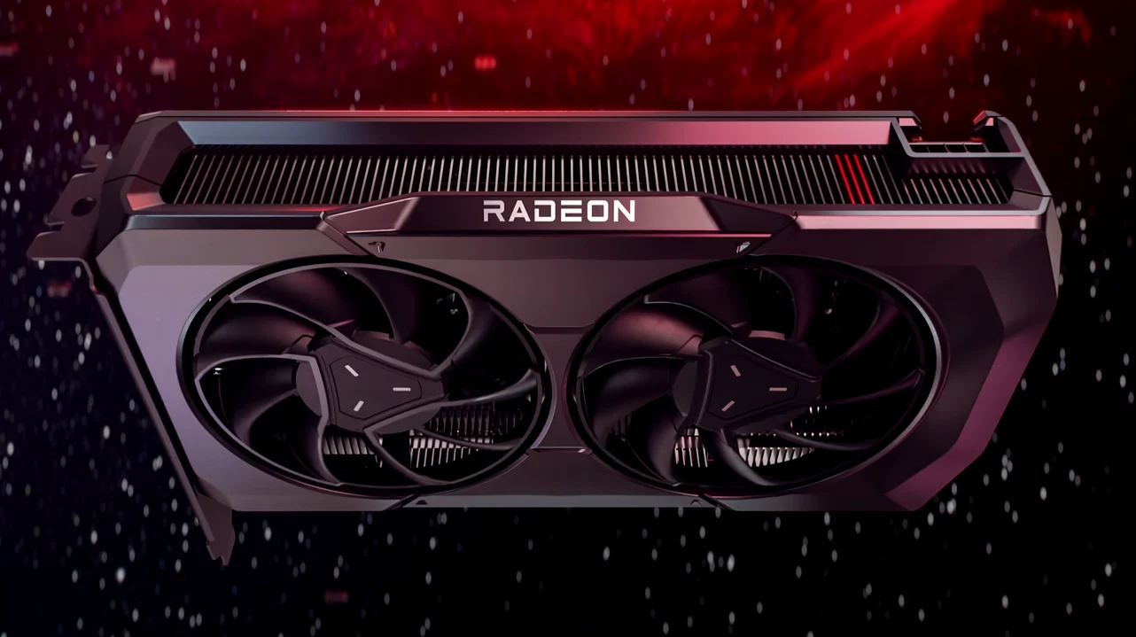 Placă grafică AMD Radeon RX 7600.