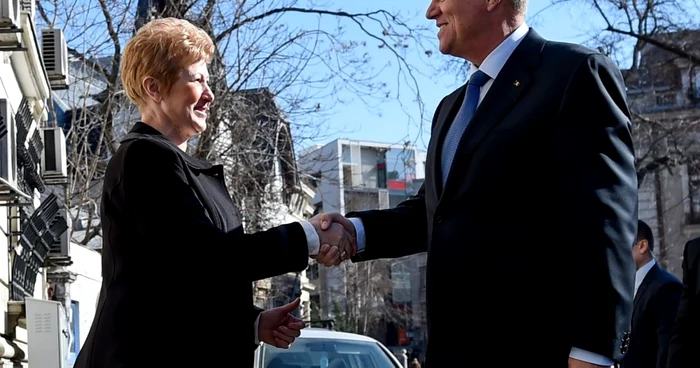 Livia Stanciu şi Klaus Iohannis FOTO presidency.ro