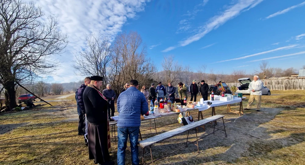 Viile din Ciuperceni au fost sfințite de Sf. Trifon Foto: CJCPCT Gorj