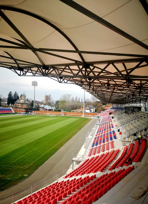 Stadionul „Eugen Popescu”. FOTO Cristian Stan / Facebook