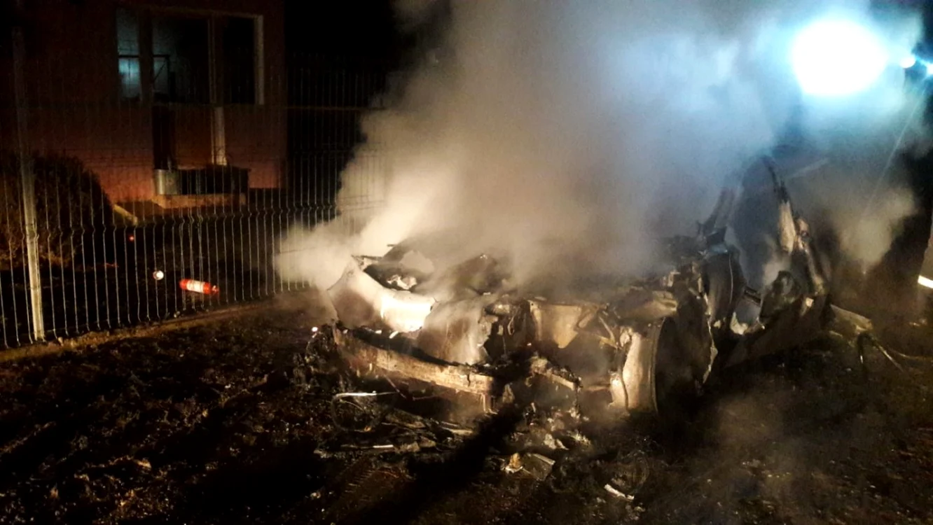incendiu bmw teleorman foto isu teleorman