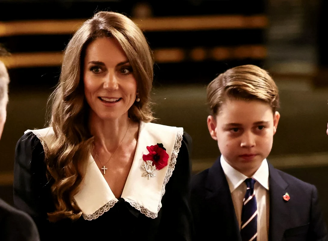 Kate Middleton și Prințul George 