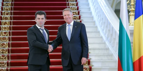 Klaus Iohannis si Kiril Petkov FOTO Presidency.ro