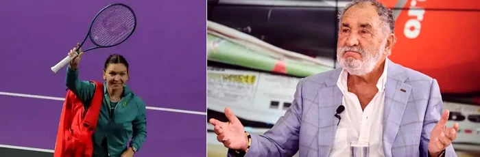 Simona Halep, Ion Țiriac / Foto: arhivă