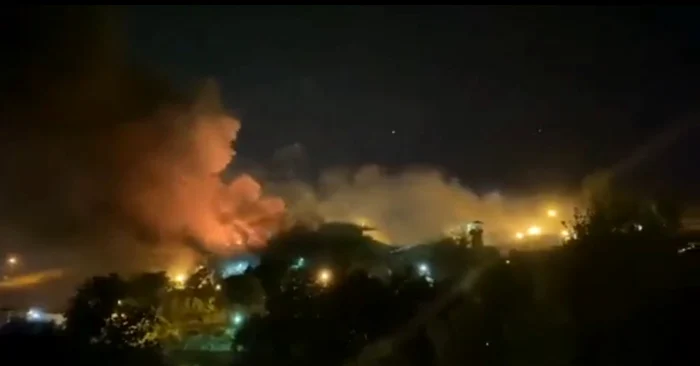 Incendiu la o închisoare din Iran FOTO Captură video