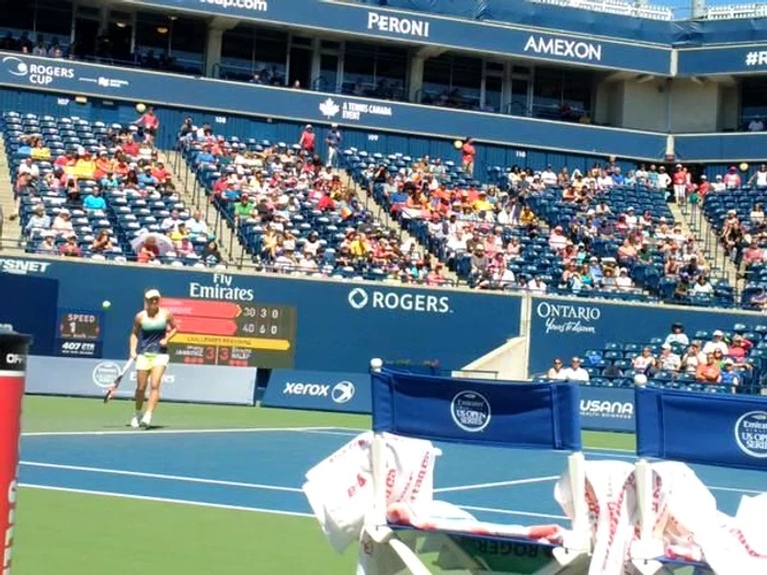 Simona Halep la TorontoFOTO: Twitter