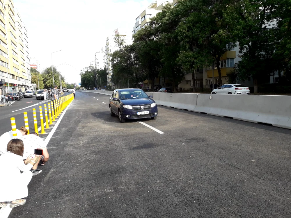 Pasajul Doamna Ghica a fost deschis astăzi circulației. Foto: Click.