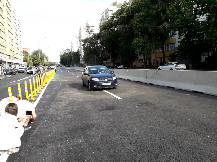 Pasajul Doamna Ghica a fost deschis astăzi circulației. Foto: Click.