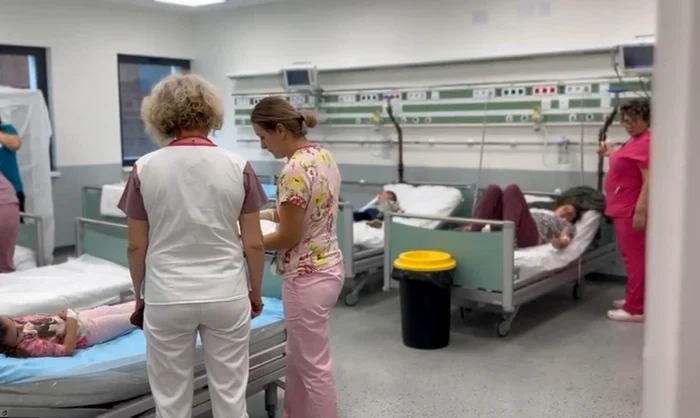 Zeci de copii la spital cu stări de vomă și dureri de burtă FOTO: FB/Aladin Georgescu
