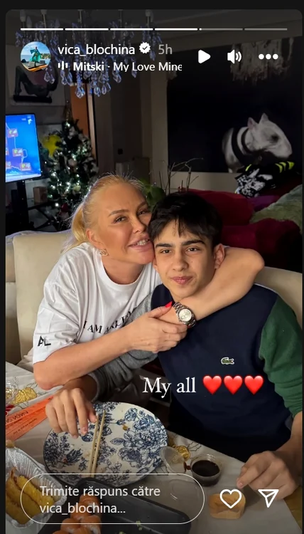 Vica Blochina cu Edan Foto: captură Instagram