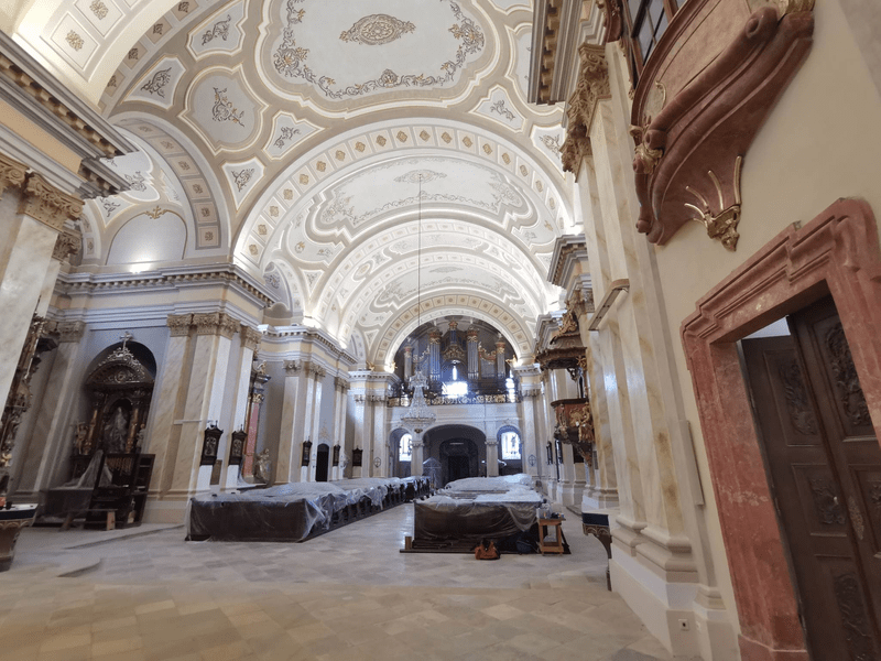Restaurarea Domului Catolic din Timișoara, spectaculoasă. Este gata pentru marea redeschidere FOTO VIDEO 
