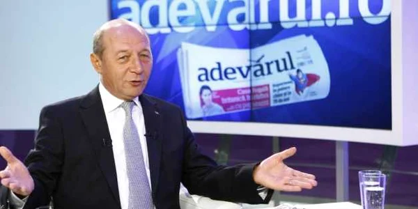 Traian Basescu la Adevarul live foto Eduard Enea 