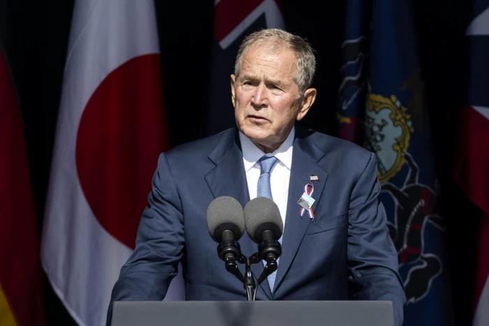 George W. Bush la ceremonia de comemorare a 20 de ani de la atentatele din 11 septembrie 2001 